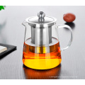 Heat resistant borosilicate glass teapot with fliter